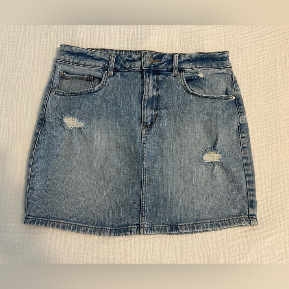 Garage Denim Mini Skirt